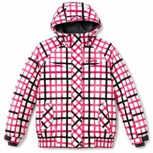 Firefly Teona Ski Snowboard Jacket Pink Check Waterproof Insulated Women's XL
